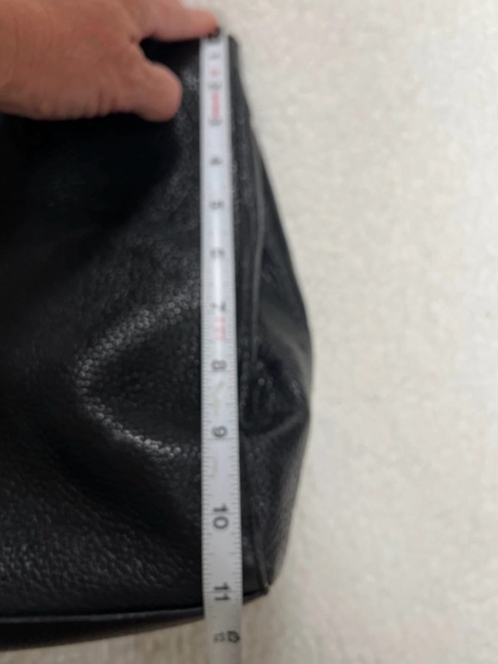 Banana Republic Black Pebbled Leather Tote - Picture 14 of 14
